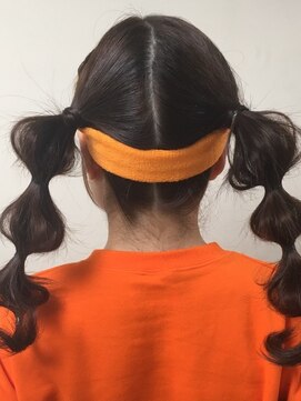 ラックスビー オオサカ  梅田茶屋町店(LUXBE OSAKA) 簡単アレンジ　オニオンツインテールbyAKI【LUXBE梅田茶屋町店】