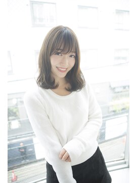 サロンドミルク 原宿(salon de MiLK) 【salon de MiLK 原宿】ふわふわウェーブ×イルミナミルクティ