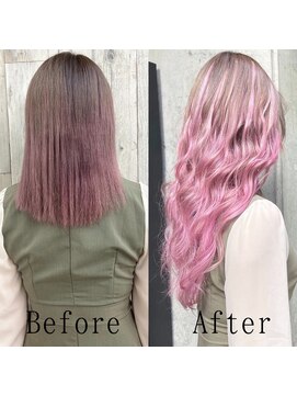 エクステ専門店あるじゃんすー 宇都宮店 パステルピンク#シールエクステ#デザインカラー#エクステ#宇都宮