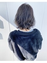ノア ヘアデザイン 町田店(noa Hair Design)&nbsp;グレージュ×ウルボブ