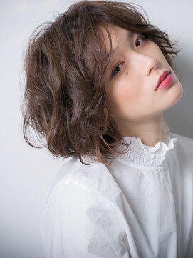 カバーヘア ブリス 北浦和(COVER HAIR bliss) 無造作カール外国人風小顔フレンチボブw北浦和20代30代40代