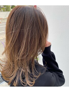 トリート 南行徳本店(TREAT) くっきりレイヤー×オリーブベージュ