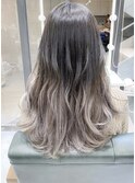 イメチェン☆10代20代30代40代アッシュグラデーションカラー