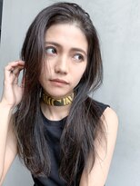 ナチュラルストレート_セシルカットココアブラウン_87793