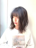 ヘアアンドメイク ニューヨーク ニューヨーク 長岡天神店(Hair&Make NYNY) 伸ばしかけ切りっぱなしボブ