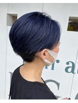 ヘアー アトリエ エゴン(hair atelier EGON)&nbsp;ダークブルーカラー