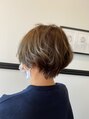 スリーバイザサロン(THREE by the salon)&nbsp;柔らかさのあるグラデーションボブ