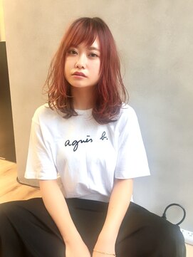 ロット 横浜(lot) マロンベージュ×ラフボブ