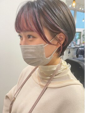 グーフィートーキョー 銀座(Goofy Tokyo) フェイスフレーミング/ピンク/ミストバング/インナーカラー/720