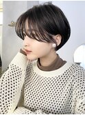 大人可愛い20代30代40代50代小顔ショートボブ丸みショートくびれ