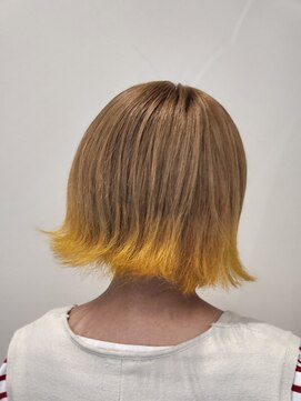 アース 長崎時津店(HAIR&MAKE EARTH) イエローカラー☆