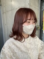 ガルボヘアー 名古屋栄店(garbo hair) ピンクブラウンカラー10代20代ケアブリーチモテ髪