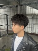 ショートアップバングラフショートアップバング骨格矯正カット