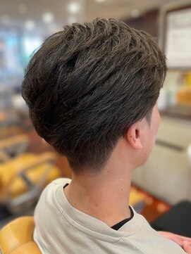 スカイ 亀戸店 (sky) ハイライト/マッシュパーマ/アッシュブラック<理容室>[亀戸]