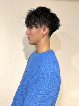 クレビアテン(CreBiA ten_) メンズパーマ　波巻きパーマ　メンズマッシュ