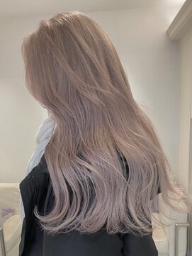 ベレーザ 渋谷(BELEZA) 5757艶髪グレーベージュミルクティーアッシュハイトーンカラー