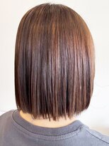 レポヘアー(Repos hair)&nbsp;20代30代40代ストレートボブハイライト立体感アッシュブラウン