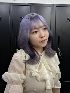 ジーナ(XENA) ヨシンモリ巻き×ラベンダーカラー×渋谷