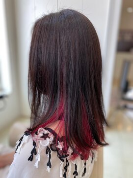 リッチアリュール(Ricci ALLURE) インナーカラー/ベビーピンク/ミルクティーピンク/30代/40代