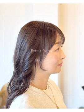シーソー(SEA SAW) 小顔にみせるフロントのフレーム作り