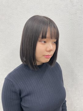 ヒマル 学芸大学(Himaru) ダークベージュボブ