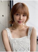 前髪 外ハネボブ ワイドバング イメチェン 美髪"