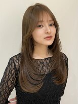 バイオレットジェム(Violet`jem)&nbsp;ロングハイレイヤー顔まわりカット前髪カットMI-43