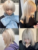 イエナ 渋谷(IENA)&nbsp;ホワイトカラー ホワイト ハイトーンカラー ブリーチ