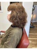 ニュアンスパーマ・ベージュ