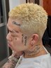 ※安井指名限定※ ブリーチ+イージーパーマ[men's/メンズ/メンズサロン/眉毛]