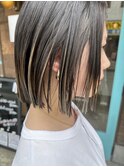 ルーツカラー×切りっぱなしボブ