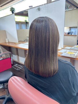 ナンバーエイト(number eight) 大人可愛いツヤ髪セミロング＊髪質改善＊モテ愛され20代