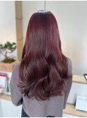 桑名ロングレイヤーカットハッシュカット透明感カラー重めロング