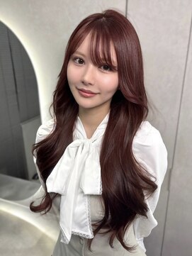 オニキス(ONYX) C212ブリーチ無しダブルカラーストロベリーブラウン韓国レイヤー