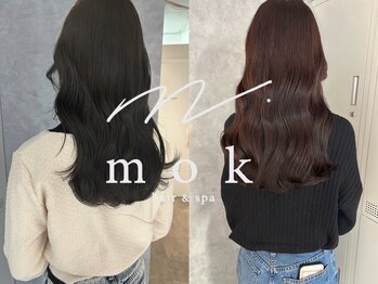 髪質改善Hair&SPA mok 上野 縮毛矯正/酸性ストレート【12月上旬開店(予定)】の写真/【上野】髪と頭を大切にした優しいカラー◎髪の負担を抑え、透明感のある仕上がりに!