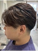 MEN'S HAIR/ブルーブラック/フェザーパーマ/錦糸町