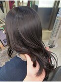 巻いてもツヤツヤ♪透明感カラーで透け感UP！