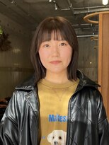 ウェウェ(wewe) 顎下ボブ/オリーブベージュ