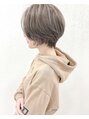 アカンサス バイ ミリー 高槻店(acanthus by milly)&nbsp;ショートbob明るめベージュで柔らかい質感を