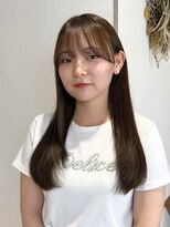 リル 茅ヶ崎(Liru:)&nbsp;くびれヘア/アプリコットオレンジ/ハイライトカラー/茅ヶ崎