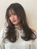 ザックラフィネ(ZACC raffine) レイヤーカット×ミルクティーベージュ
