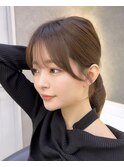 韓国レイヤー/韓国風/ボブ/髪質改善/黒髪/ブリーチなし〔池袋〕