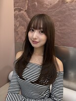 ロンドロゼ 池袋(Lond rose) ♪グレージュブラウン/ミディアムレイヤー韓国巻き/顔周りカット