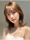韓国風レイヤーカット髪質改善ダブルカラーハッシュカット