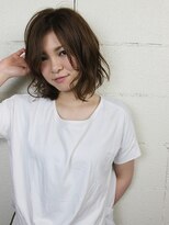 ピエドプール(PiED DE POULE) エアウェーブで★外国人風小顔ミディ