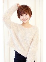美容室 パルス 静岡鷹匠店(PALS)&nbsp;ゆるふわエアリーシフォンショートボブ☆愛されニット系女子