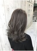 さりげないとろみハイライト透明感グレージュ