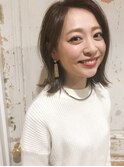 ERI★小顔カット得意◎カットだけ!小顔に外ハネ切りっぱなしボブ