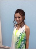 リゾート向けヘアメイク