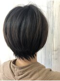 耳かけ丸みショート